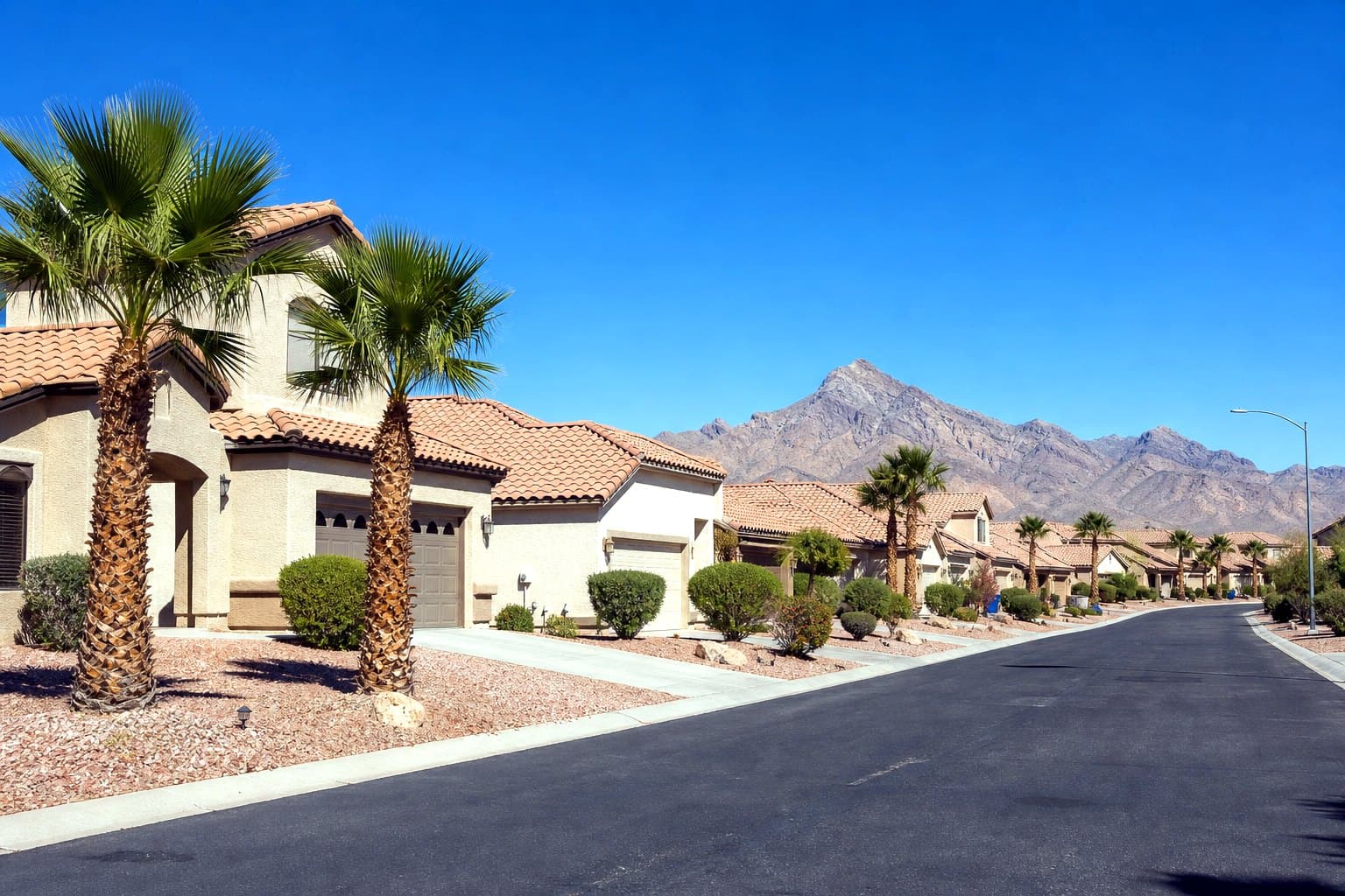 New construction near Iron Mountain Ranch in northwest Las Vegas
