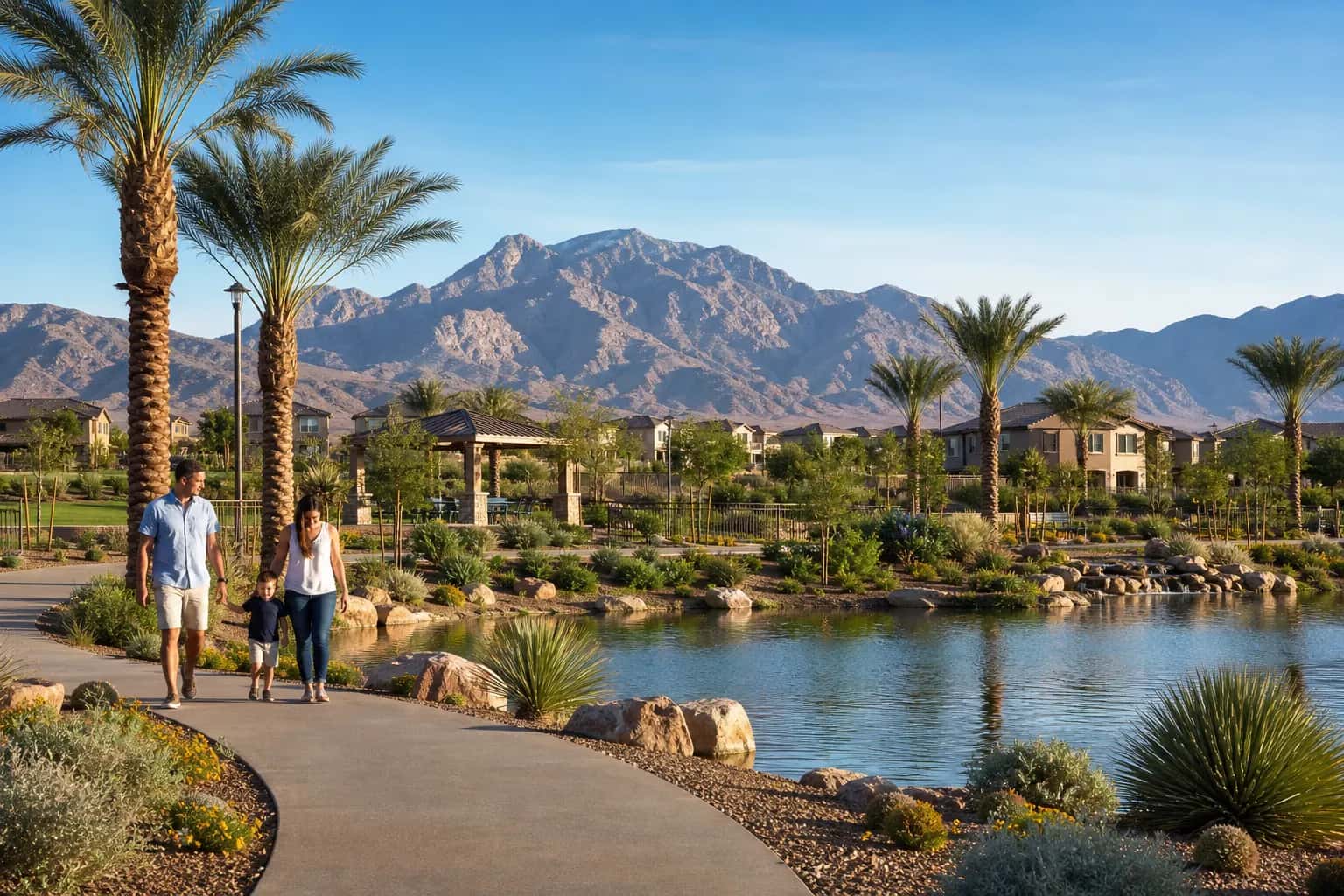 Village 4 — Wolf Creek homes in Iron Mountain Ranch, northwest Las Vegas — gated desert community with mountain views near zip 89131